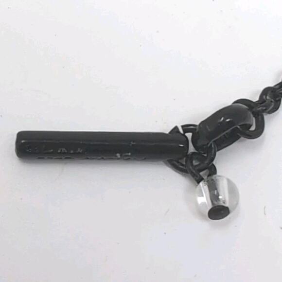 KENNETH COLE Layered Necklace 4 Strand Gunmetal Silver Tone Adjusts 16 - 19 Inch - Picture 6 of 7